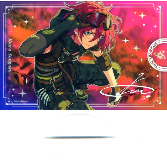 Ibara Saegusa D Watchdog on the Frontline After Blooming Idol Showcase Eden Acrylic Stand Ensemble Stars 10th Anniversary Exhibition Bright me up [USED]