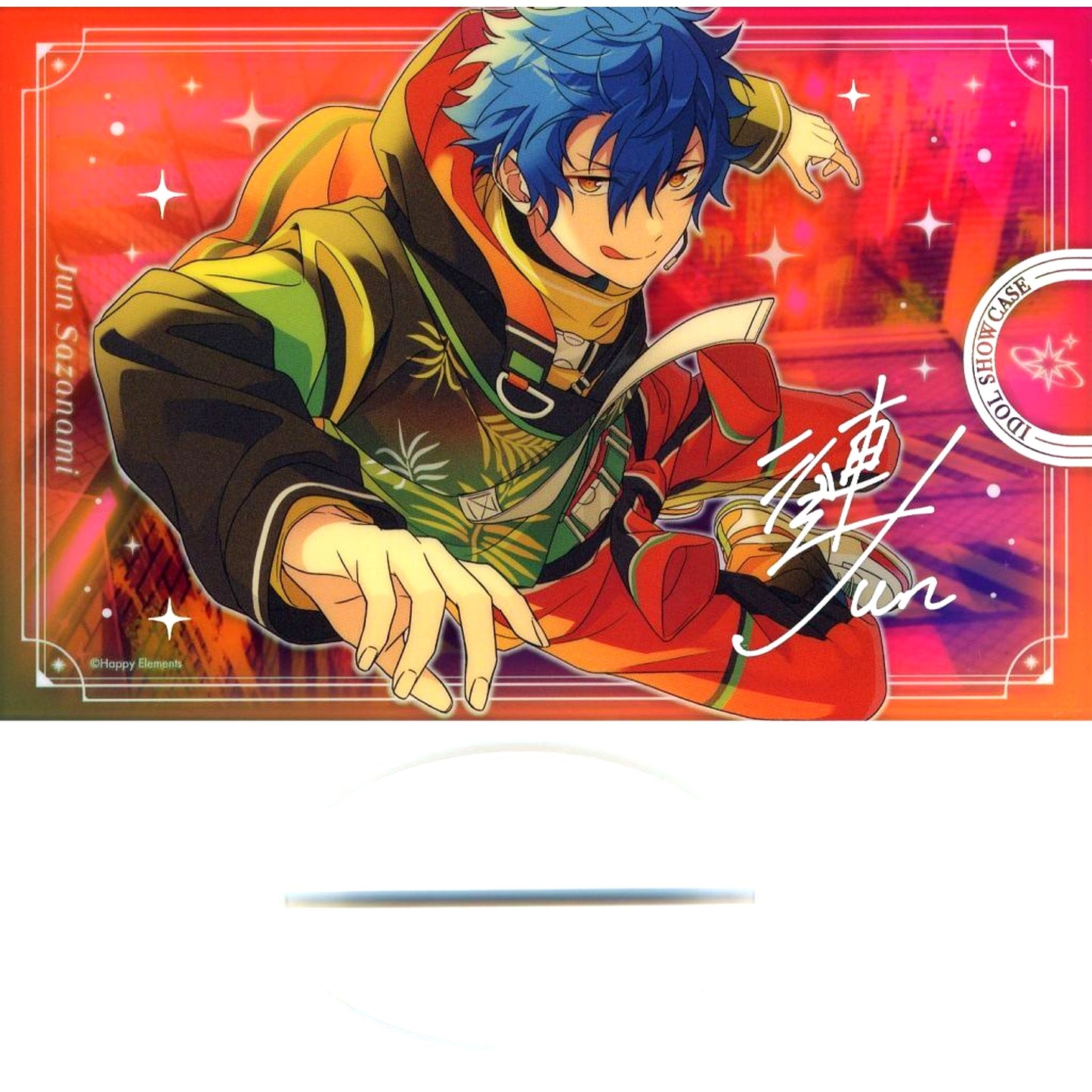 Jun Sazanami A Path of Defiance Bloomed Ensemble Stars!! Eden IDOL SHOWCASE Acrylic Stand 10th Anniversary Exhibition Bright me up!! [USED]