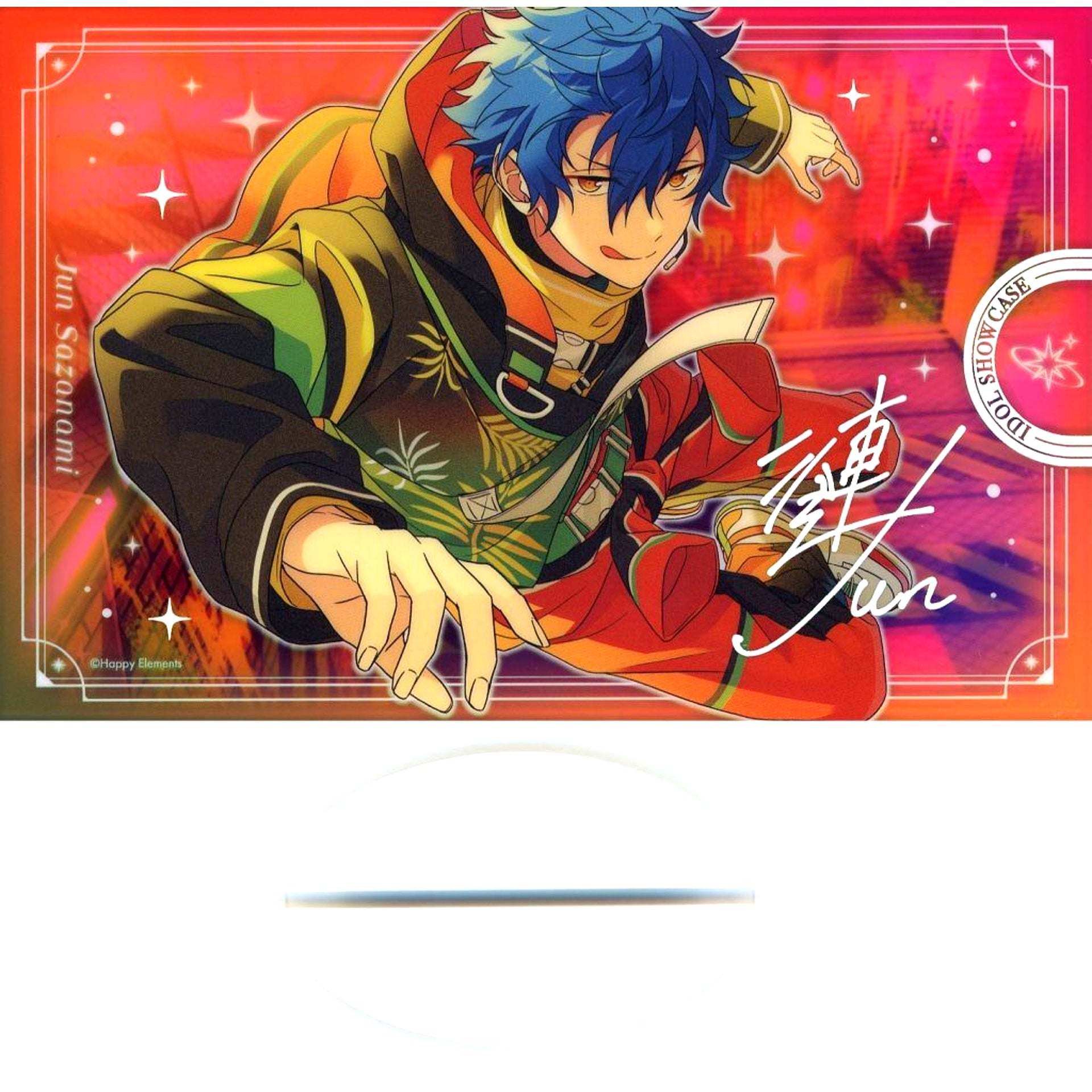 Jun Sazanami A Path of Defiance Bloomed Ensemble Stars!! Eden IDOL SHOWCASE Acrylic Stand 10th Anniversary Exhibition Bright me up!! [USED]