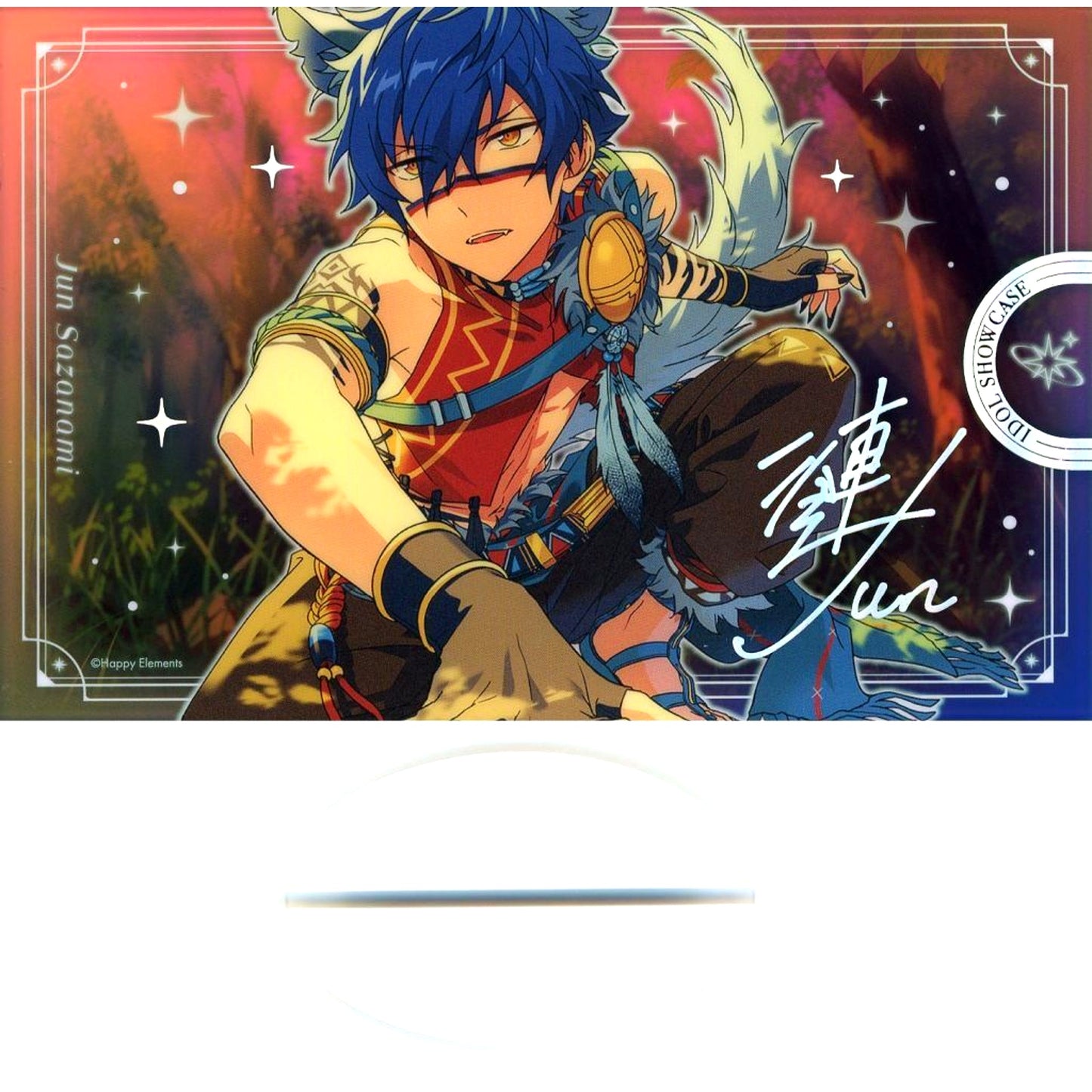 Jun Sazanami C Brown Hyena's Hunt After Blooming Idol Showcase Eden Acrylic Stand Ensemble Stars 10th Anniversary Exhibition Bright me up [USED]