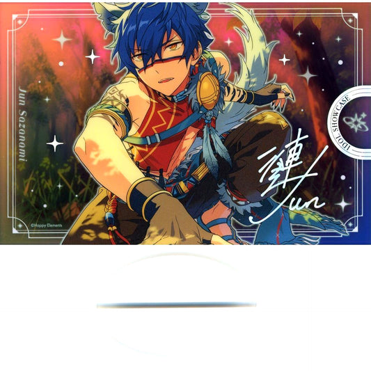 Jun Sazanami C Brown Hyena's Hunt After Blooming Idol Showcase Eden Acrylic Stand Ensemble Stars 10th Anniversary Exhibition Bright me up [USED]