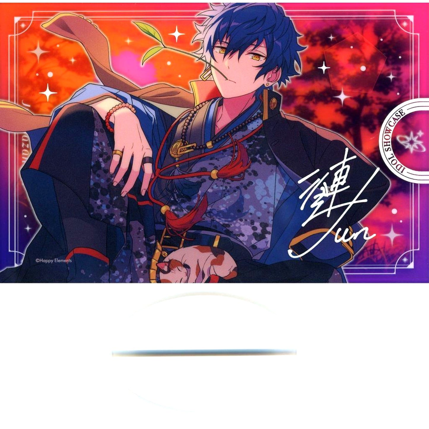 Jun Sazanami D. IDOL SHOWCASE Eden Acrylic Stand Ensemble Stars!! 10th Anniv Exhibition Bright me up!! [USED]