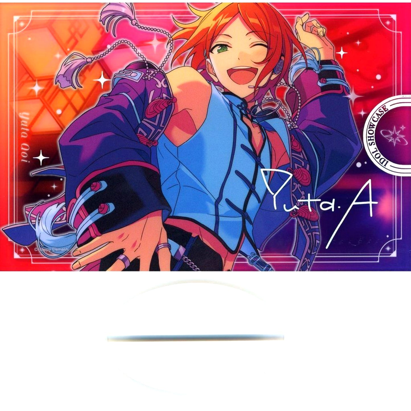 Yuta Aoi C. IDOL SHOWCASE 2wink Acrylic Stand Ensemble Stars!! 10th Anniv Exhibition Bright me up!! [USED]