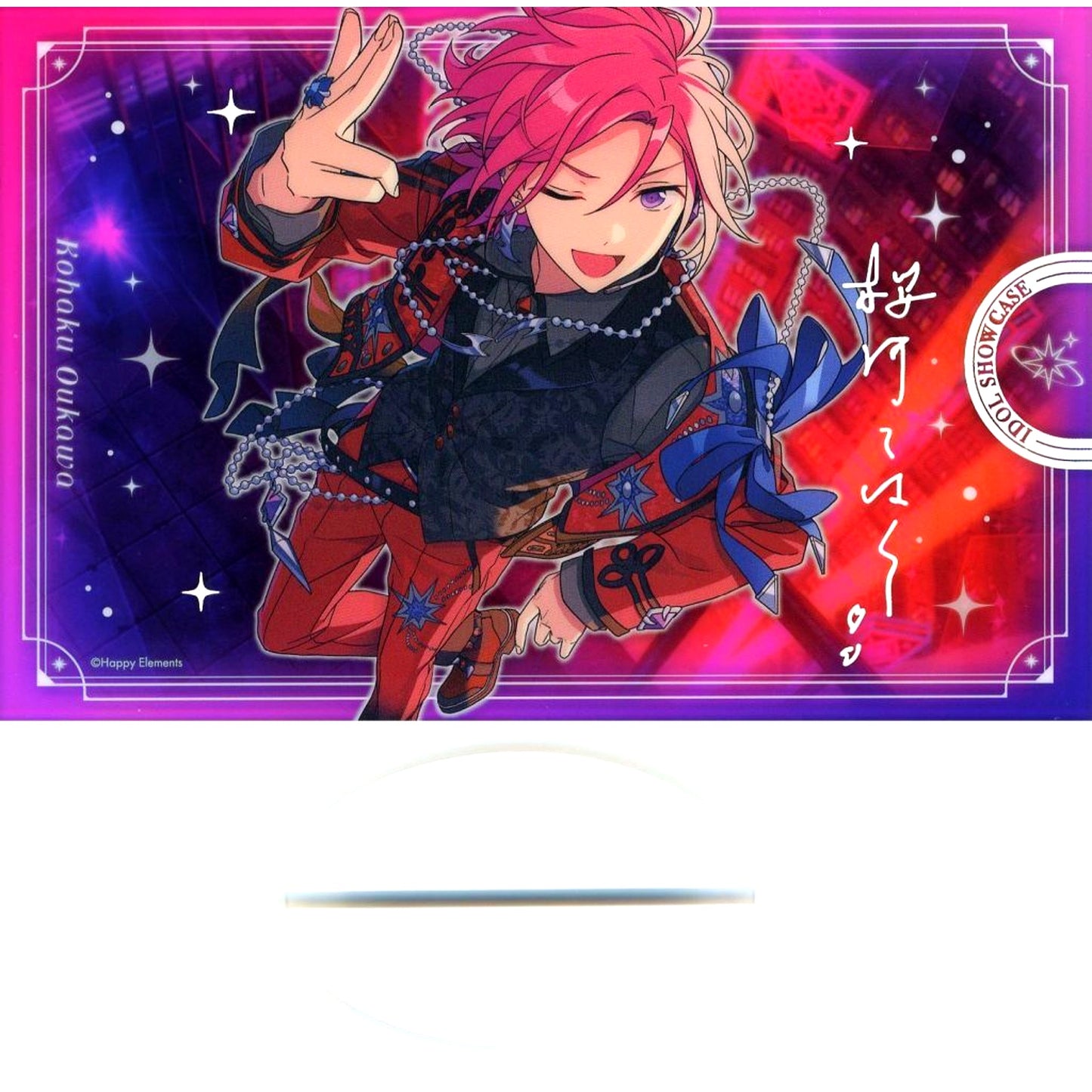 Kohaku Oukawa B. IDOL SHOWCASE Crazy:B Acrylic Stand Ensemble Stars!! 10th Anniv Exhibition Bright me up!! [USED]