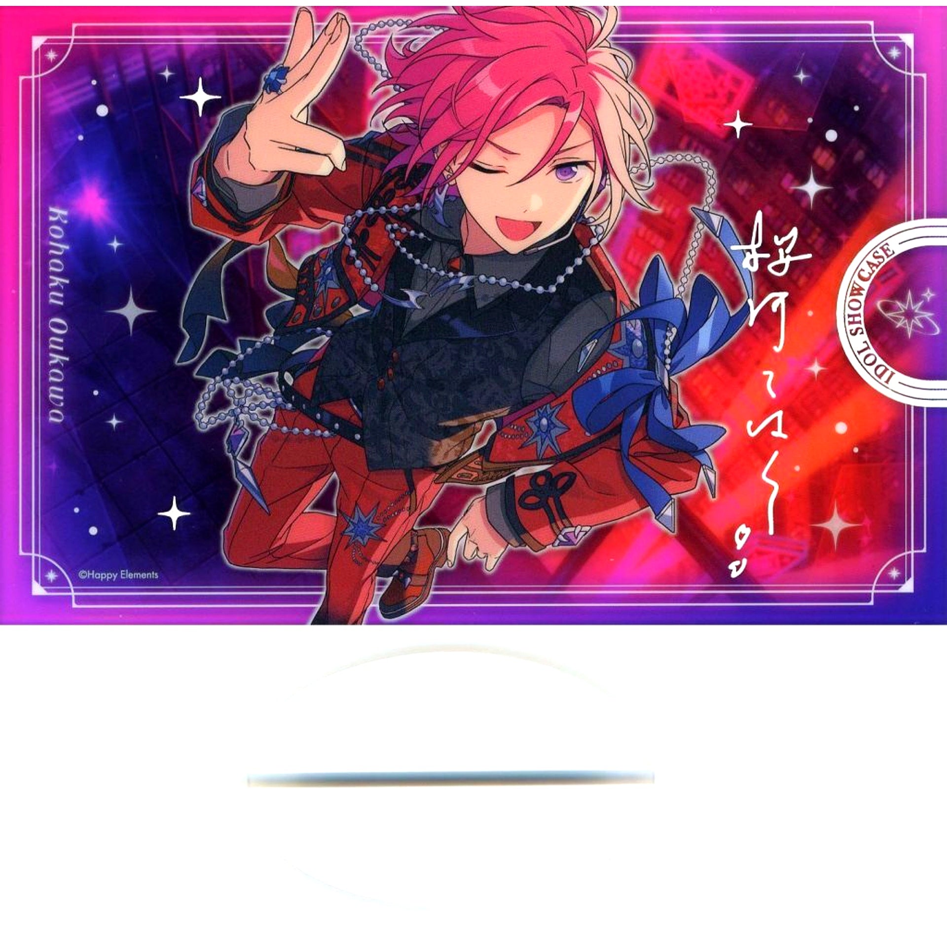 Kohaku Oukawa B. IDOL SHOWCASE Crazy:B Acrylic Stand Ensemble Stars!! 10th Anniv Exhibition Bright me up!! [USED]