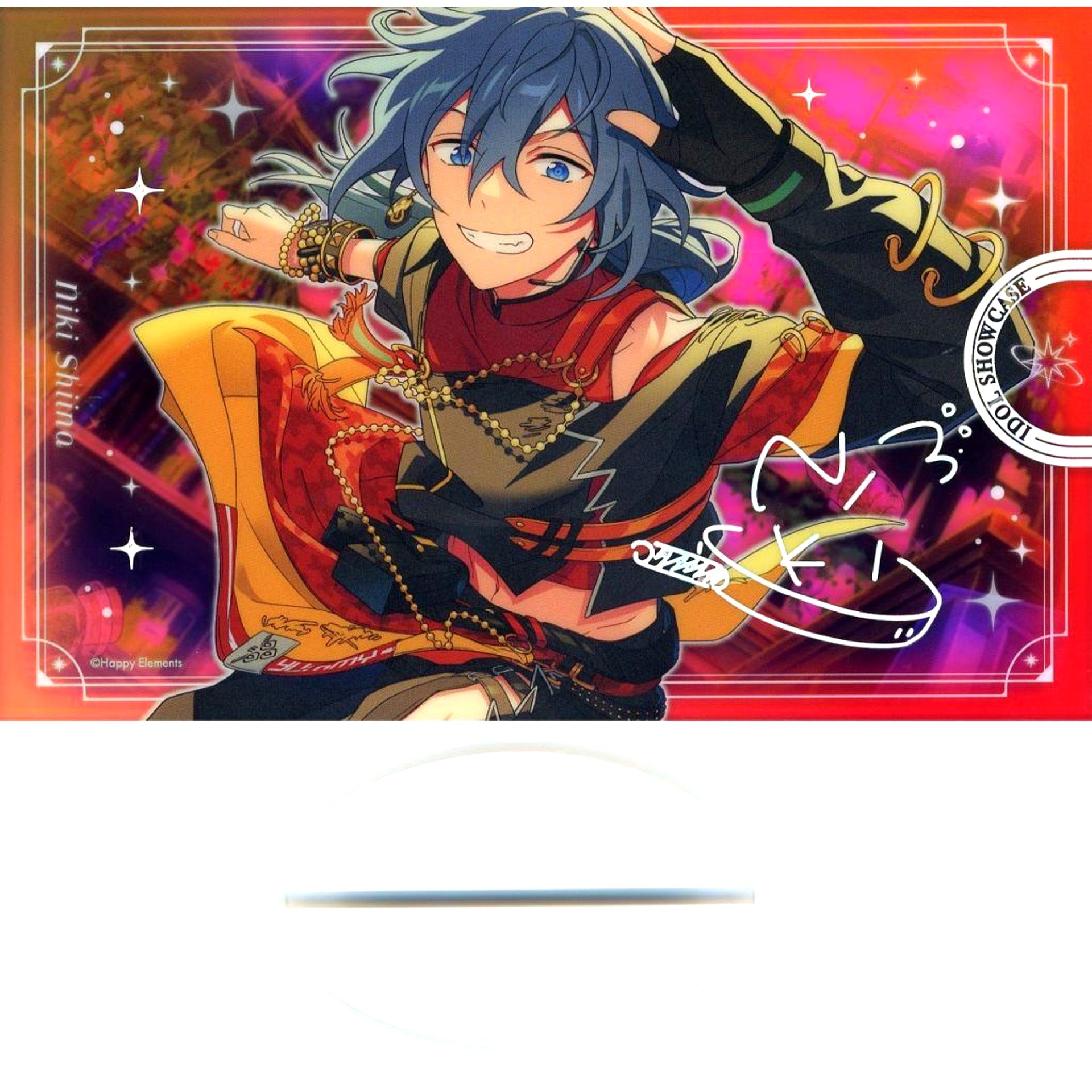 Niki Shiina B Idol Showcase Crazy:B Acrylic Stand Ensemble Stars!! 10th Anniv Exhibition Bright me up!! [USED]