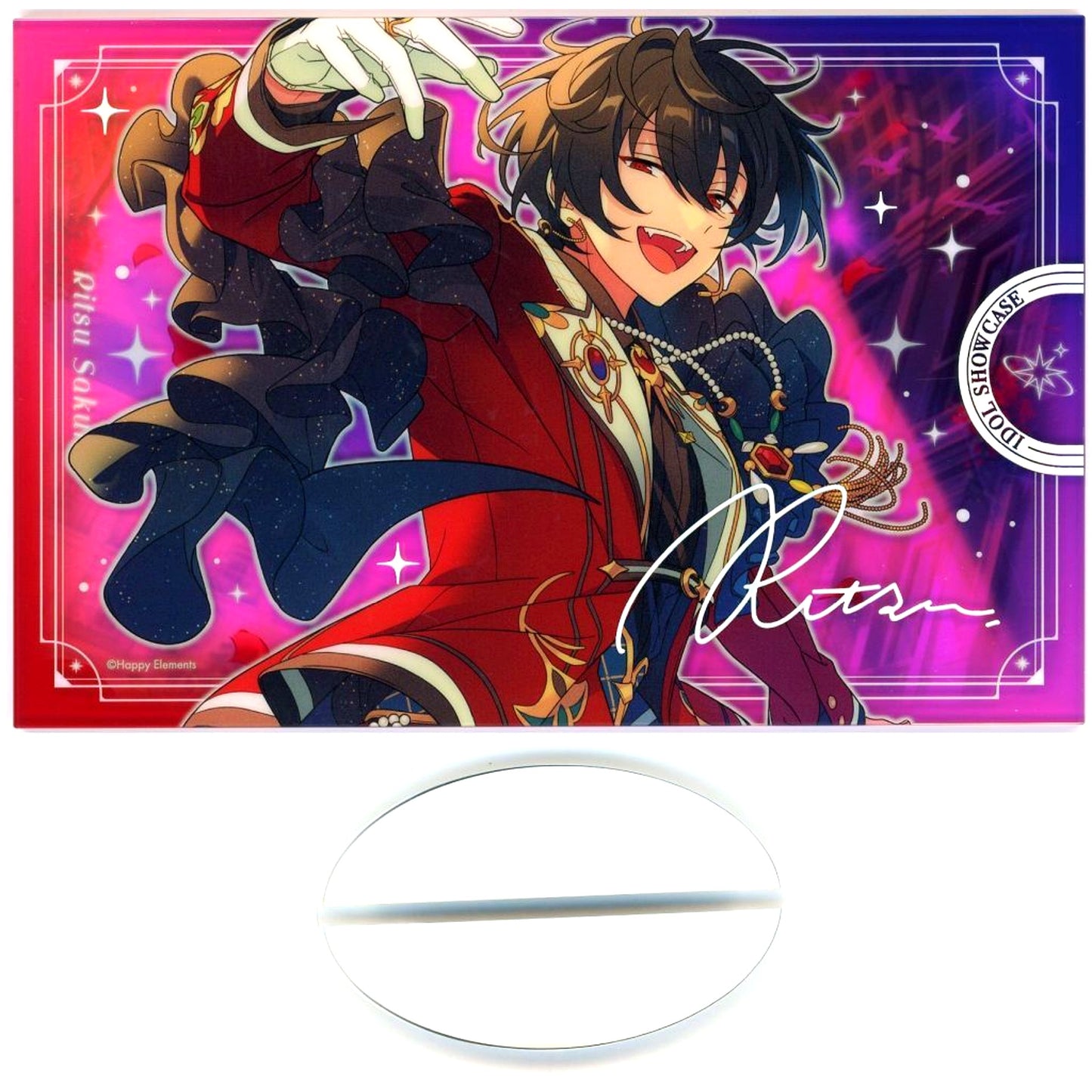 Ritsu Sakuma B. IDOL SHOWCASE Knights Acrylic Stand Ensemble Stars!! 10th Anniv Exhibition Bright me up!! [USED]