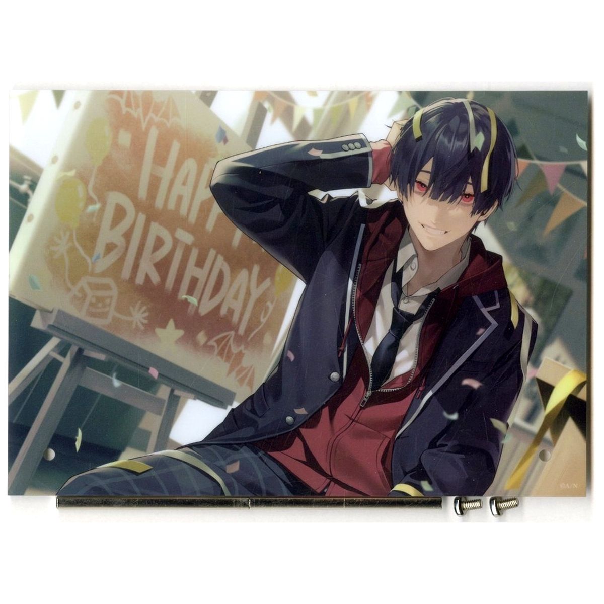 Kuzuha Student Costume Ver. Acrylic Panel Virtual YouTuber Nijisanji Kuzuha Happy B-day to Kuzuha [USED]