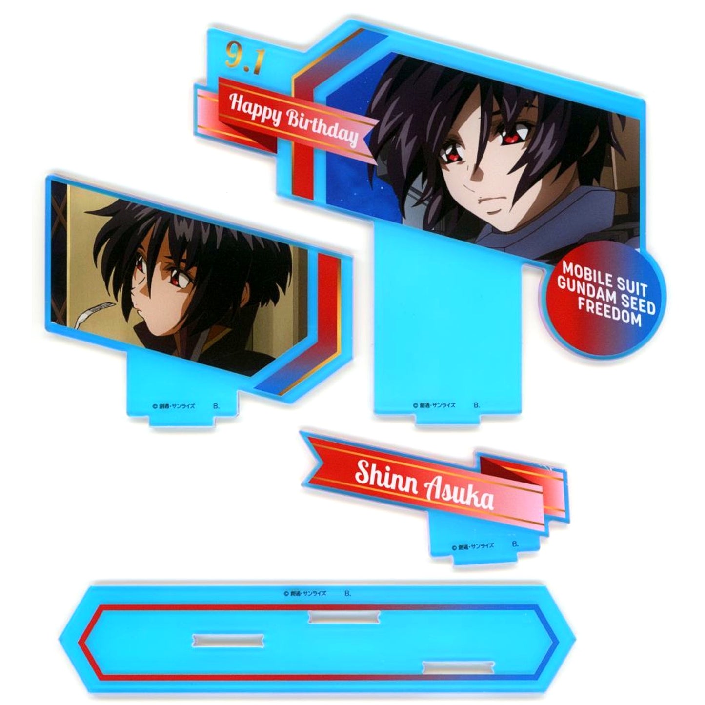 Shinn Asuka Mobile Suit Gundam SEED FREEDOM Birthday Series Aurora Acrylic Stand [USED]