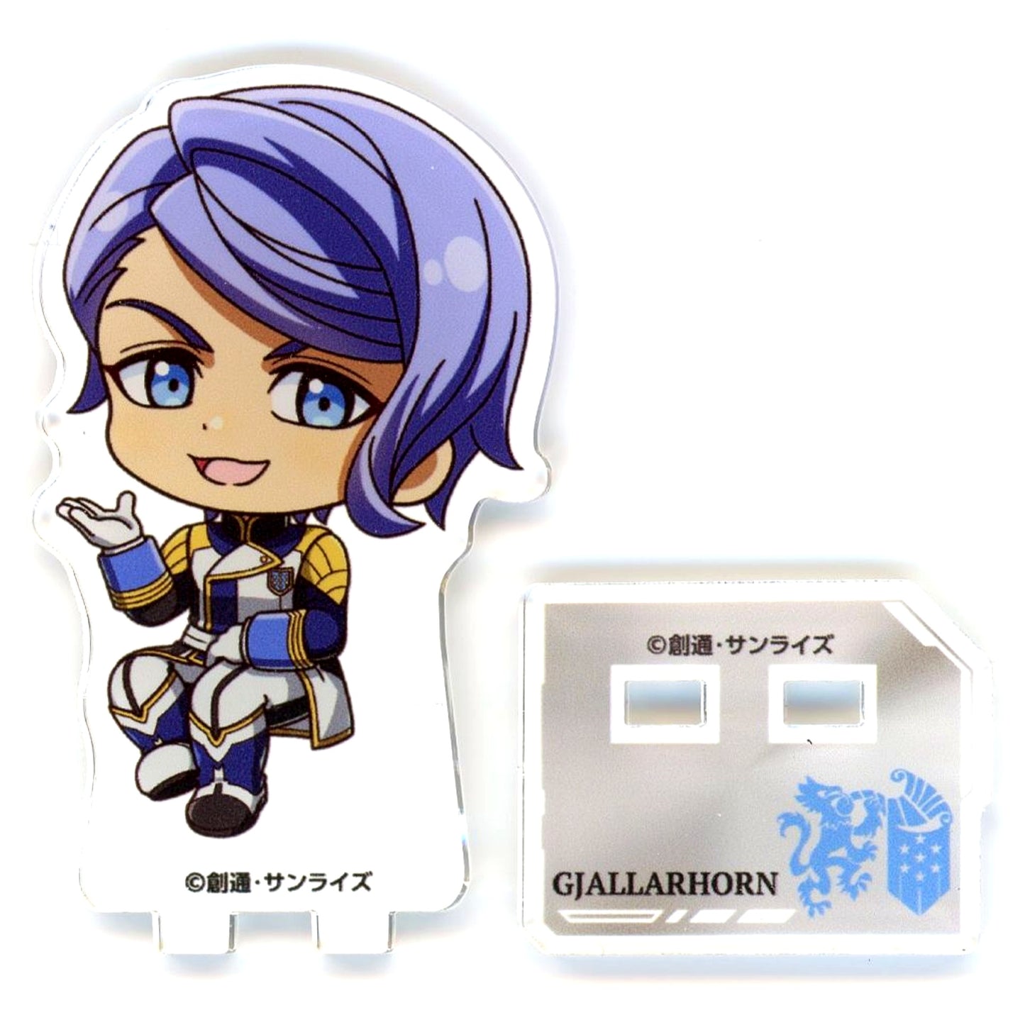 Gaelio Bauduin Trading Mini Acrylic Stand Mobile Suit Gundam Iron-Blooded Orphans animate cafe [USED]