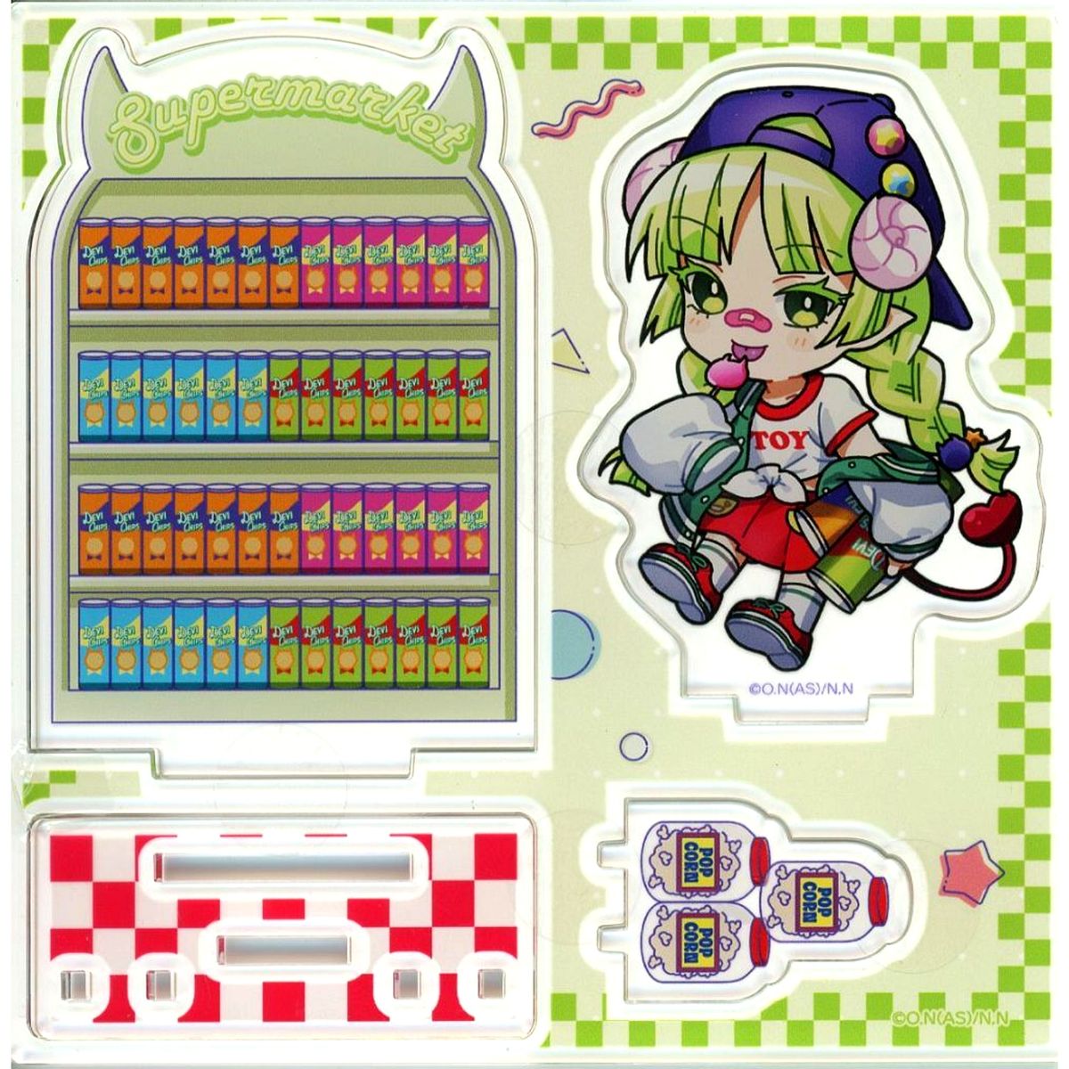 Valac Clara Acrylic Diorama Marukuji Welcome to Demon School! Iruma-kun Devi Pop Mart Daikichi-03 [USED]