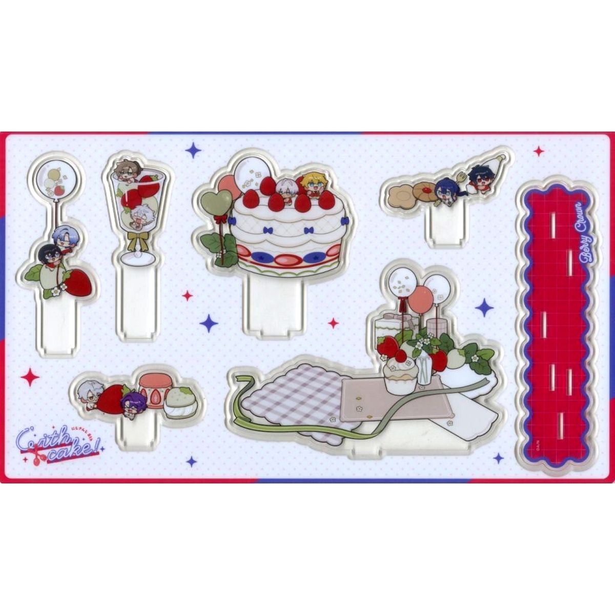 Berry Crown Virtual YouTuber Nijisanji Acrylic Diorama 8th with cake! [USED]