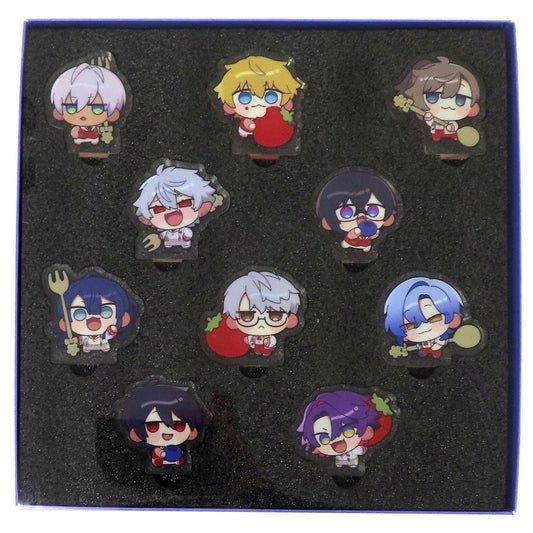 Berry Crown Virtual YouTuber Nijisanji Acrylic Block Set 8th with cake! [USED]