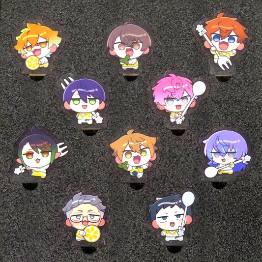 Little Lemon Acrylic Block Set Virtual YouTuber Nijisanji 8th with Cake [USED]