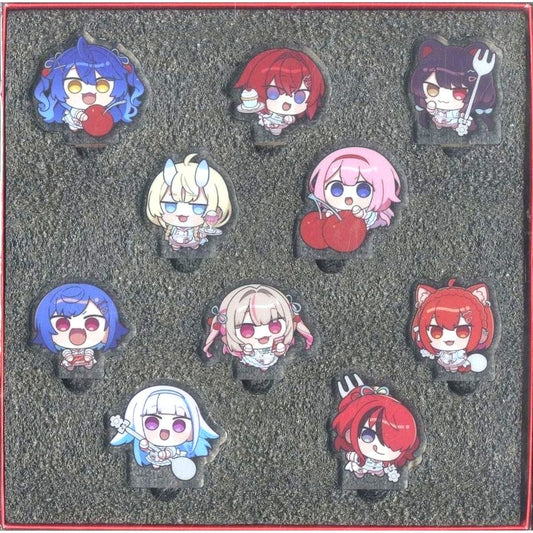 Lovely Diner Acrylic Block Set Virtual YouTuber Nijisanji 8th with Cake [USED]