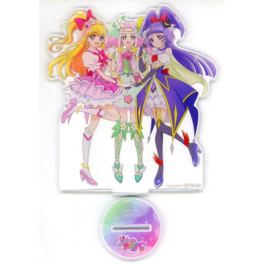 Cure Miracle & Cure Magical & Cure Felice Maho Girls PreCure! -Mirai Days- Blu-ray Animate Limited All Volumes Purchase Bonus New Illustration Acrylic Stand [USED]