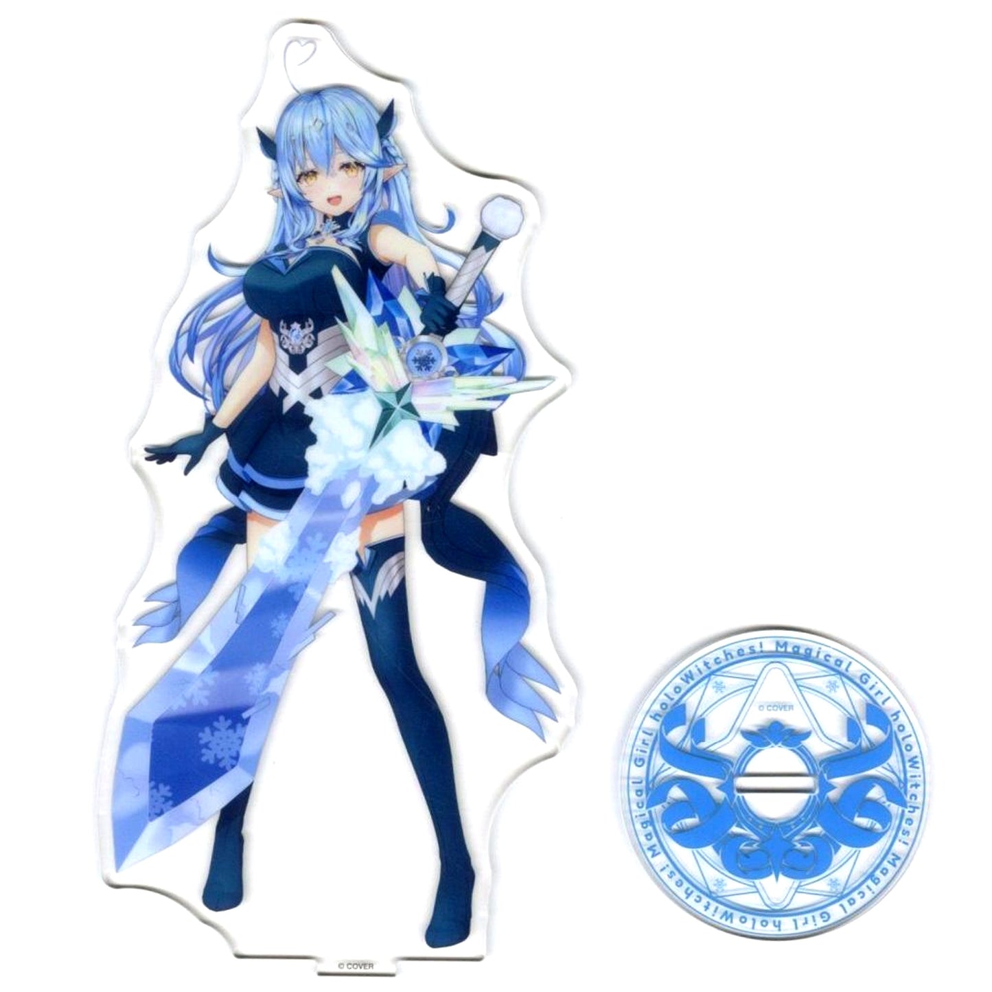 Yukihana Lamy Magical Girl Lamy 3D Acrylic Stand Virtual YouTuber Hololive Magical Girl HoloWitches! 3D Outfit Goods [USED]