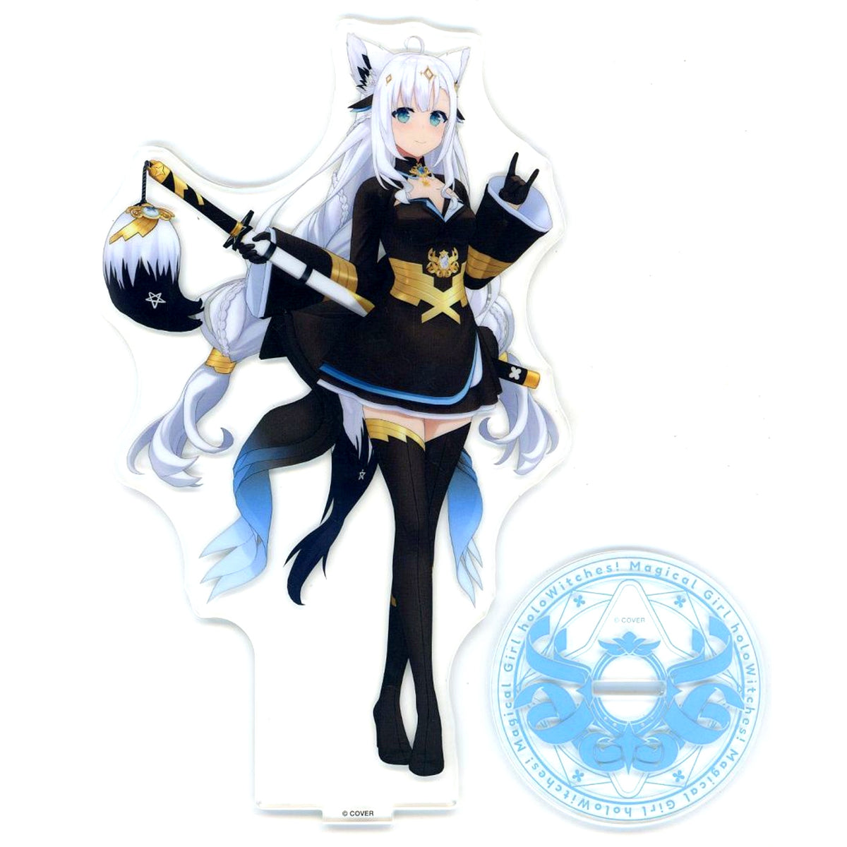 Shirakami Fubuki Mahou Shoujo 3D Acrylic Stand Virtual YouTuber Holo Live [USED]