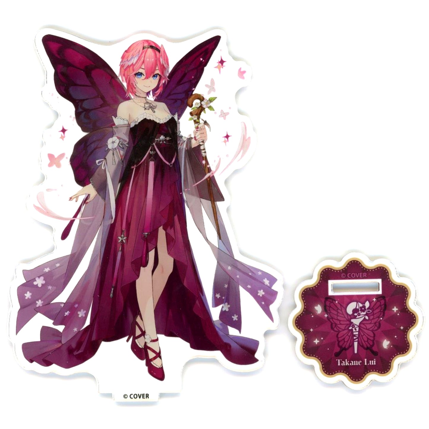 Takane Lui VTuber Hololive Secret Society holoX tower invasion Dye it in holoX color Acrylic Stand [USED]