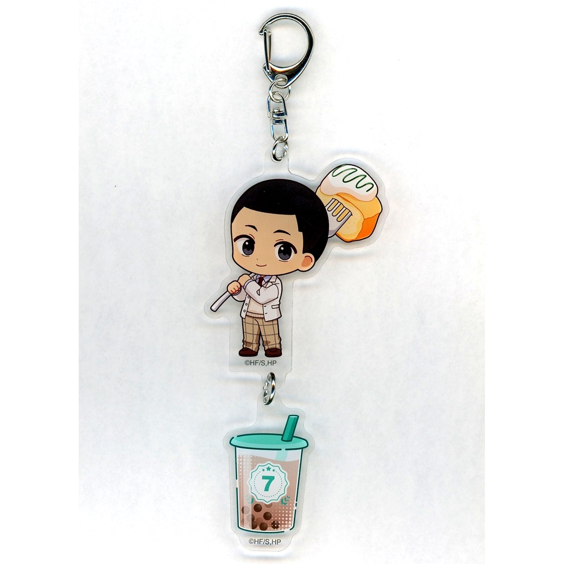 Shinji Watari Haikyu!! x Bull Pulu Trading Swaying Acrylic Keychain [USED]