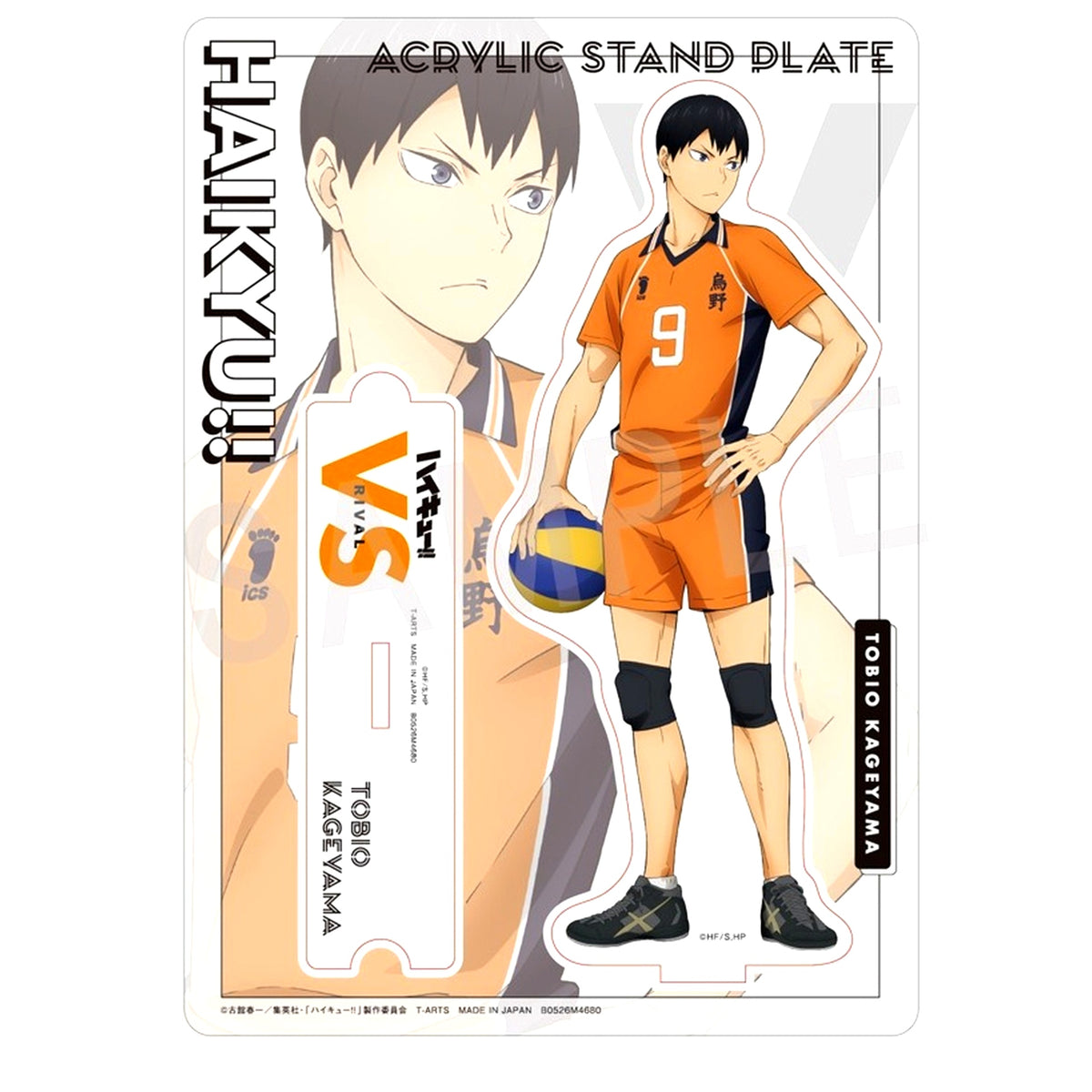 Tobio Kageyama Haikyu!! VS Rival Acrylic Stand Plate [USED]