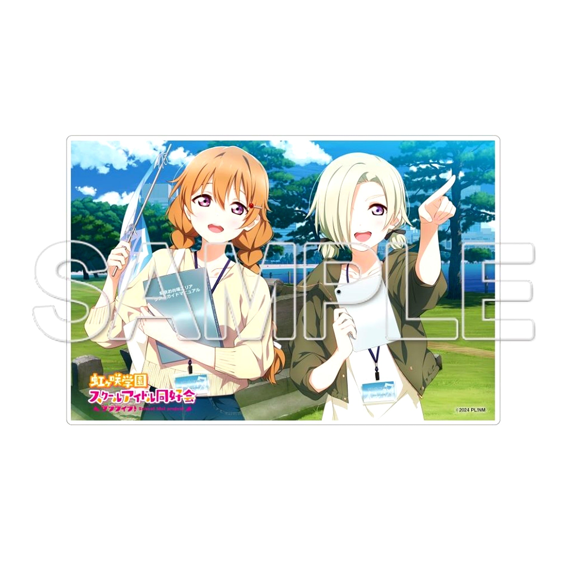 Kanata Konoe & Mia Taylor Mini Acrylic Plate Love Live! Nijigasaki High School Idol Club [USED]