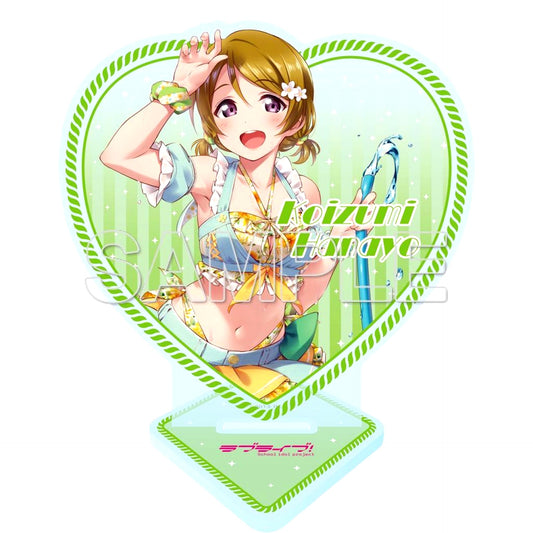 Hanayo Koizumi Heart-Shaped Glitter Acrylic Stand Love Live! [USED]