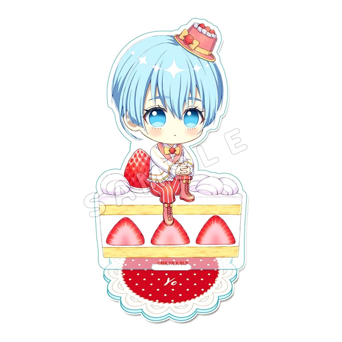 Yo Hiori Shortcake Ver. Petitchoko Acrylic Stand Blue Lock [USED]