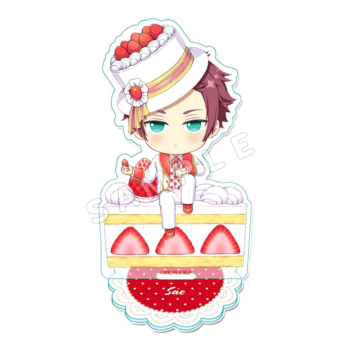 Sae Itoshi Short Cake Ver. Petitchoko Acrylic Stand Blue Lock [USED]