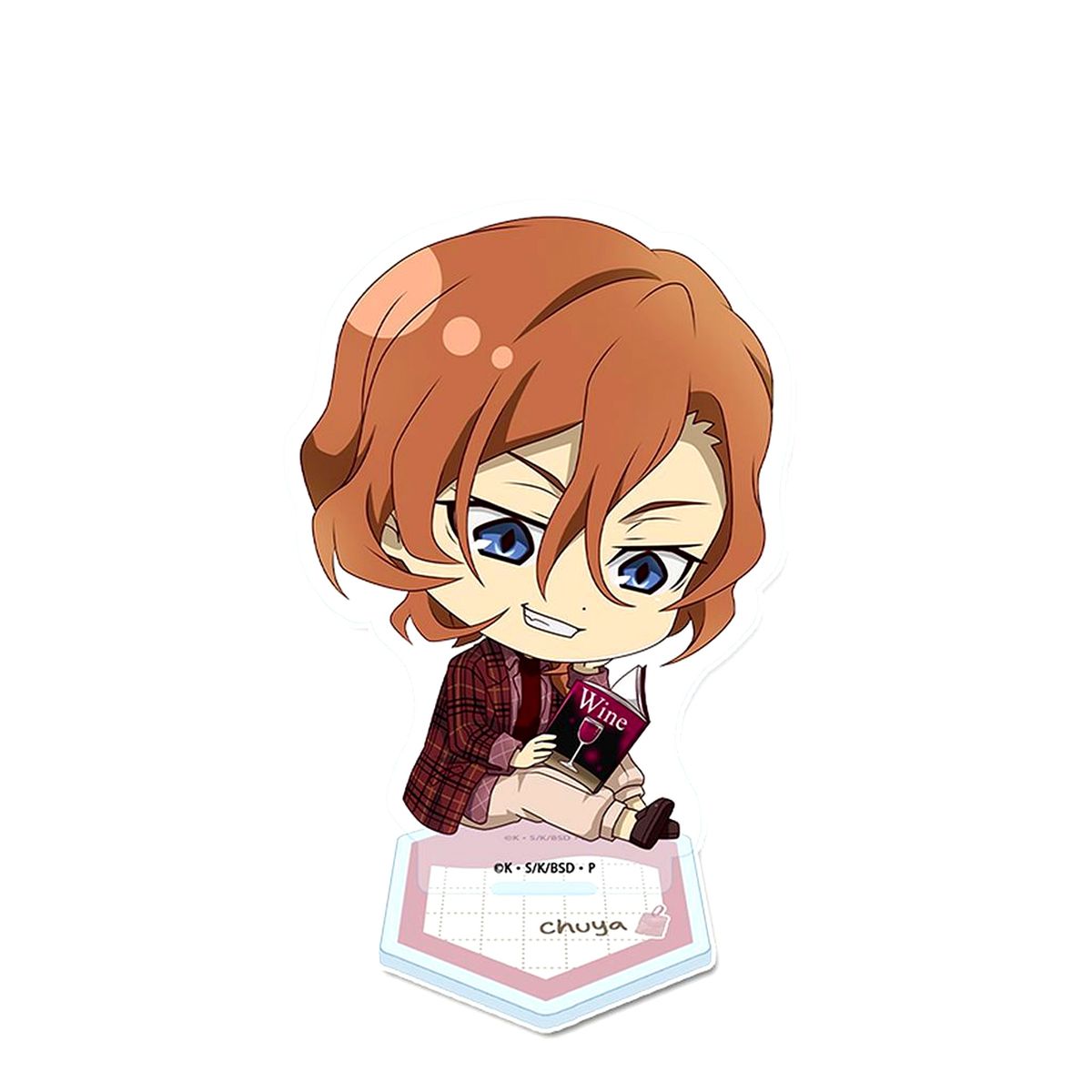 Chuya Nakahara Bungo Stray Dogs Petitchoko Reading Ver. Acrylic Stand [USED]