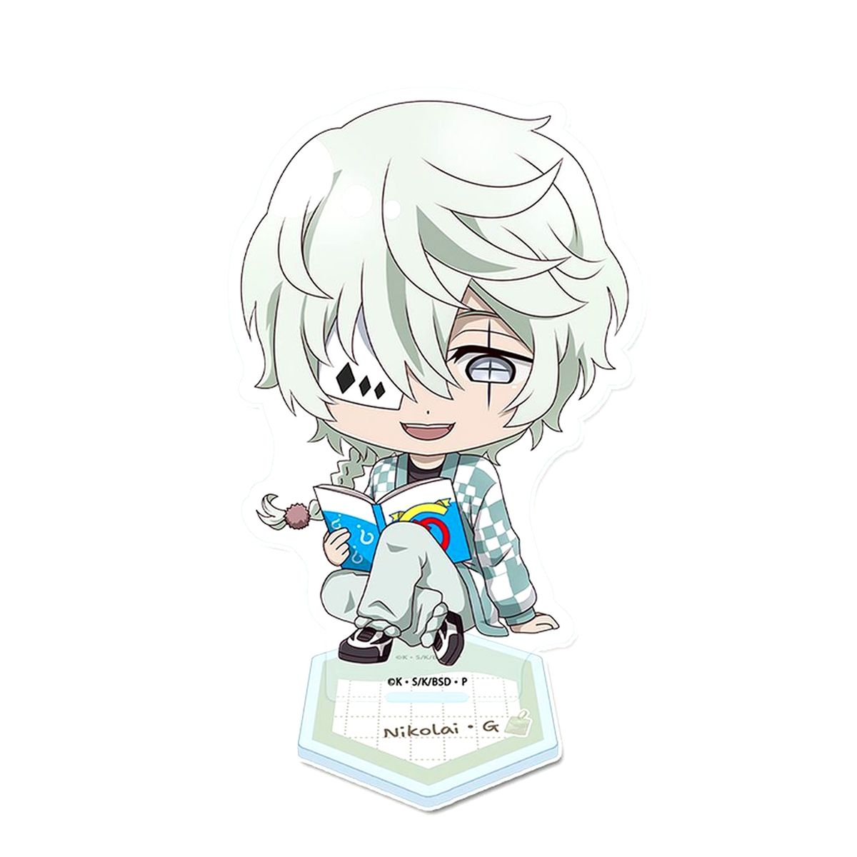 Nikolai Gogol Bungo Stray Dogs Petitchoko Reading Ver. Acrylic Stand [USED]