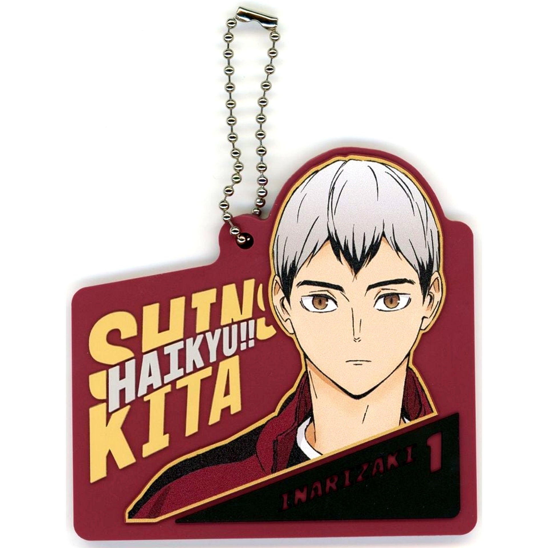 Shinsuke Kita Rubber Charm Ichiban Kuji Haikyu Strongest Challenger Prize H [USED]