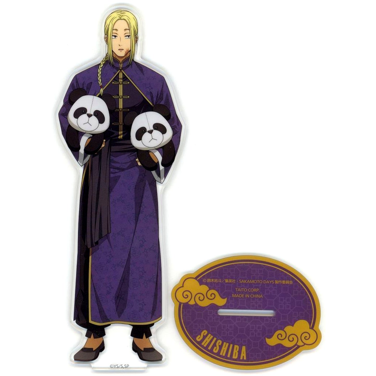 Shishiba D Prize Sakamoto Days Chukagai na Hinichijo Taito Kuji Clear Stand [USED]