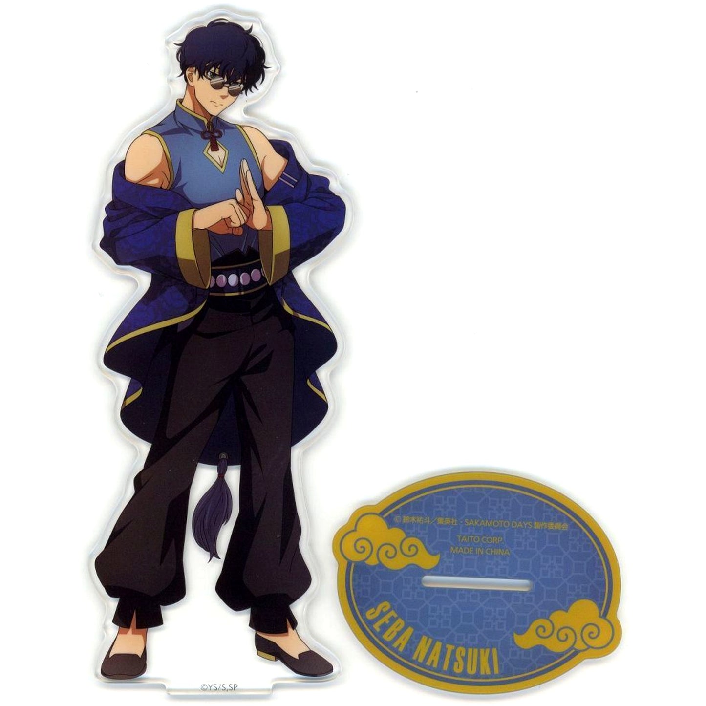 Natsuki Seba F Prize Sakamoto Days Taito Kuji Chinatown Clear Stand [USED]