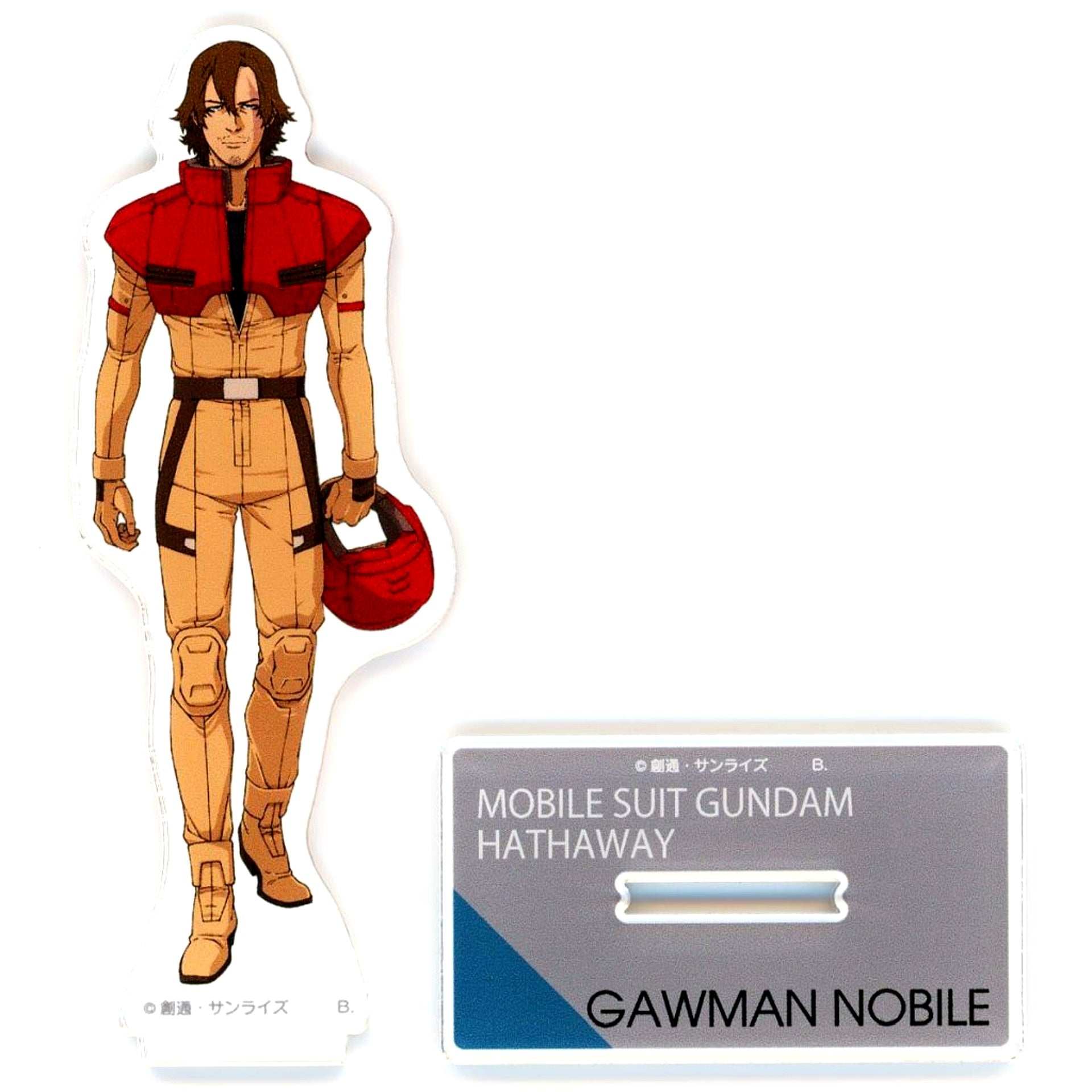 Gauman Nobil Mobile Suit Gundam Hathaway Standard Size Part 2 Acrylic Stand [USED]