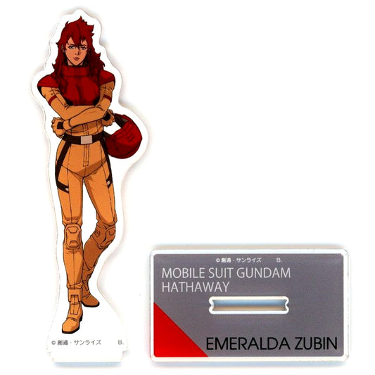 Emeralda Zubin Mobile Suit Gundam Hathaway Standard Size Part 2 Acrylic Stand [USED]