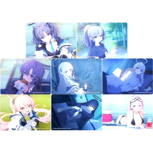 Set of 8 Blue Archive POP UP SHOP in Atre Akihabara 2026 Mini Noble Art Collection Vol.5 [USED]