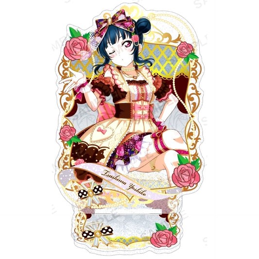 Yoshiko Tsushima Aqours Valentine Edition Part 3 Version Kirarin Acrylic Stand Love Live! School Idol Festival [USED]
