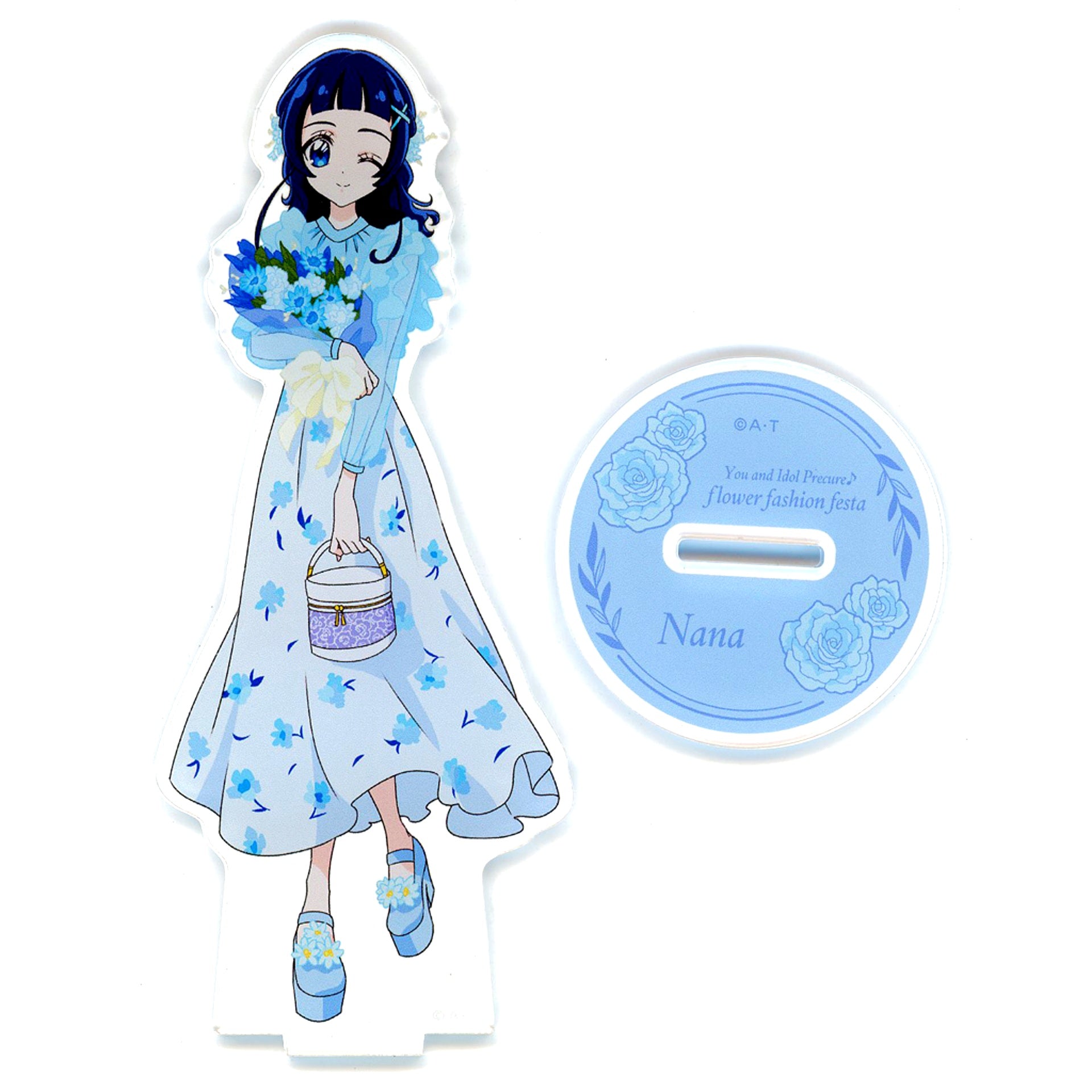 Nana Aokaze Kimi to Idol Precure Flower Fashion Festa Acrylic Stand Precure Pretty Store Limited [USED]