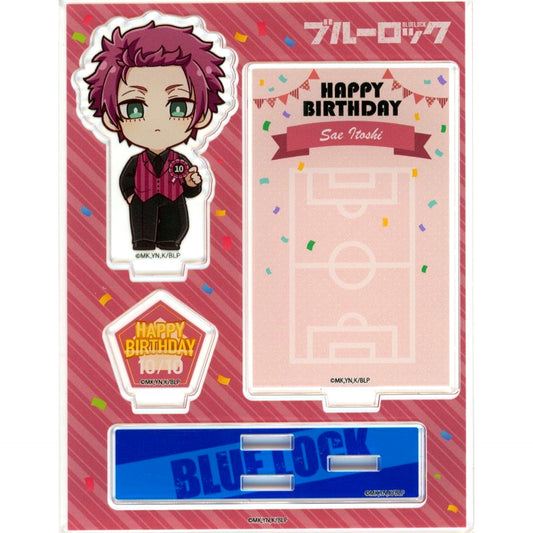 Sae Itoshi Diorama Acrylic Stand Bonus Item for Birthday Goods Set Blue Lock x PRINCESS CAFE [USED]