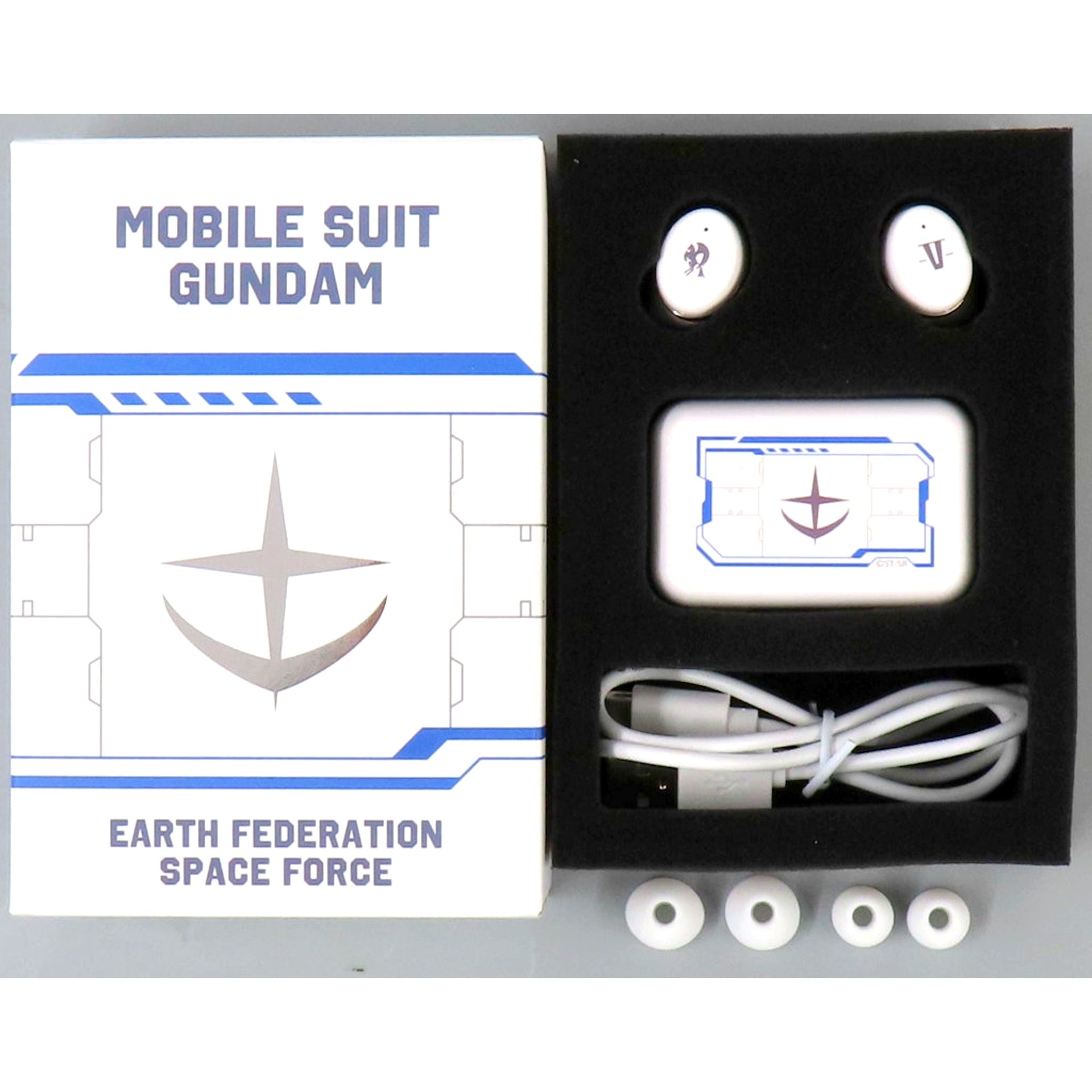 Earth Federation Force Amuro Ray Model Wireless Earphones ANIMA AOW01 45th Anniversary Collaboration Model Mobile Suit Gundam x Onkyo [USED]