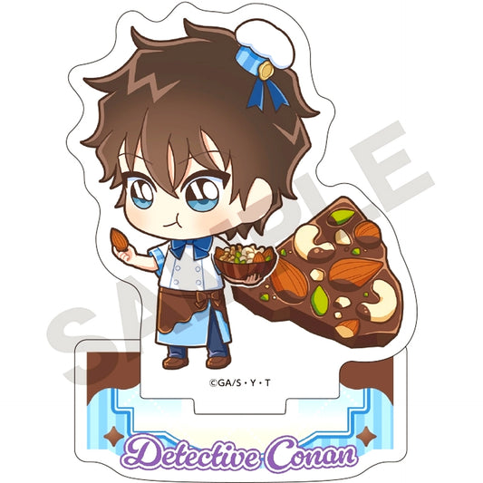 Jinpei Matsuda Chara Peco Chocolatier Acrylic Stand Detective Conan [USED]