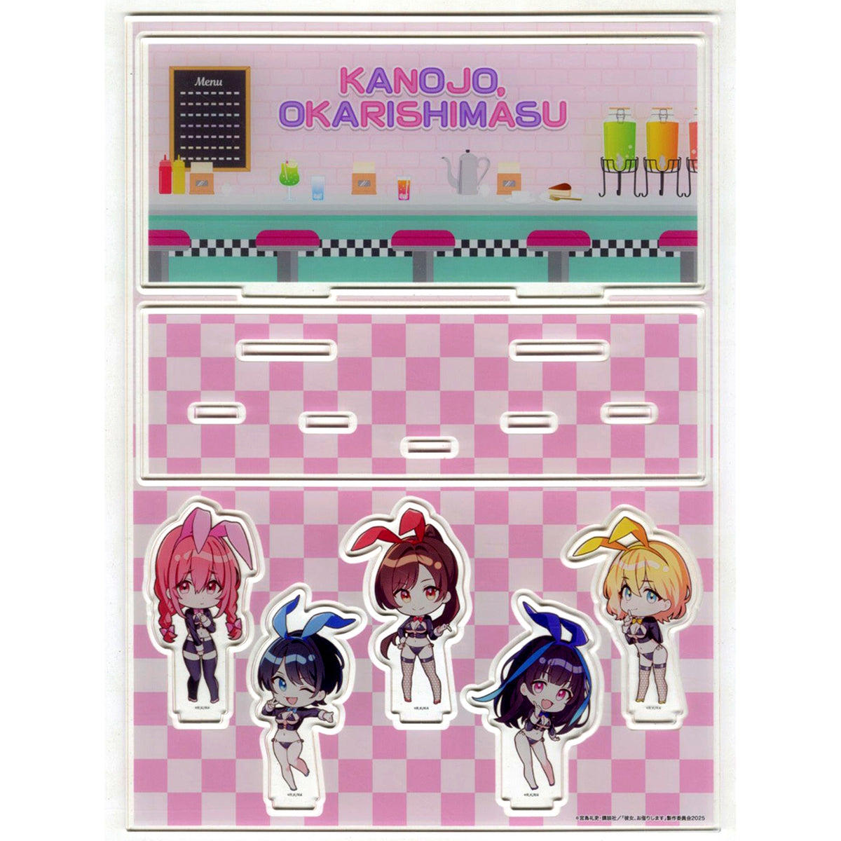 Group Reverse Bunny Acrylic Diorama Rent-A-Girlfriend [USED]