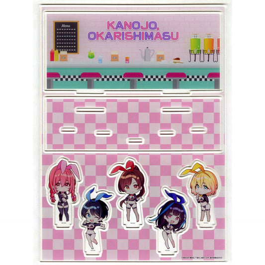 Group Reverse Bunny Acrylic Diorama Rent-A-Girlfriend [USED]