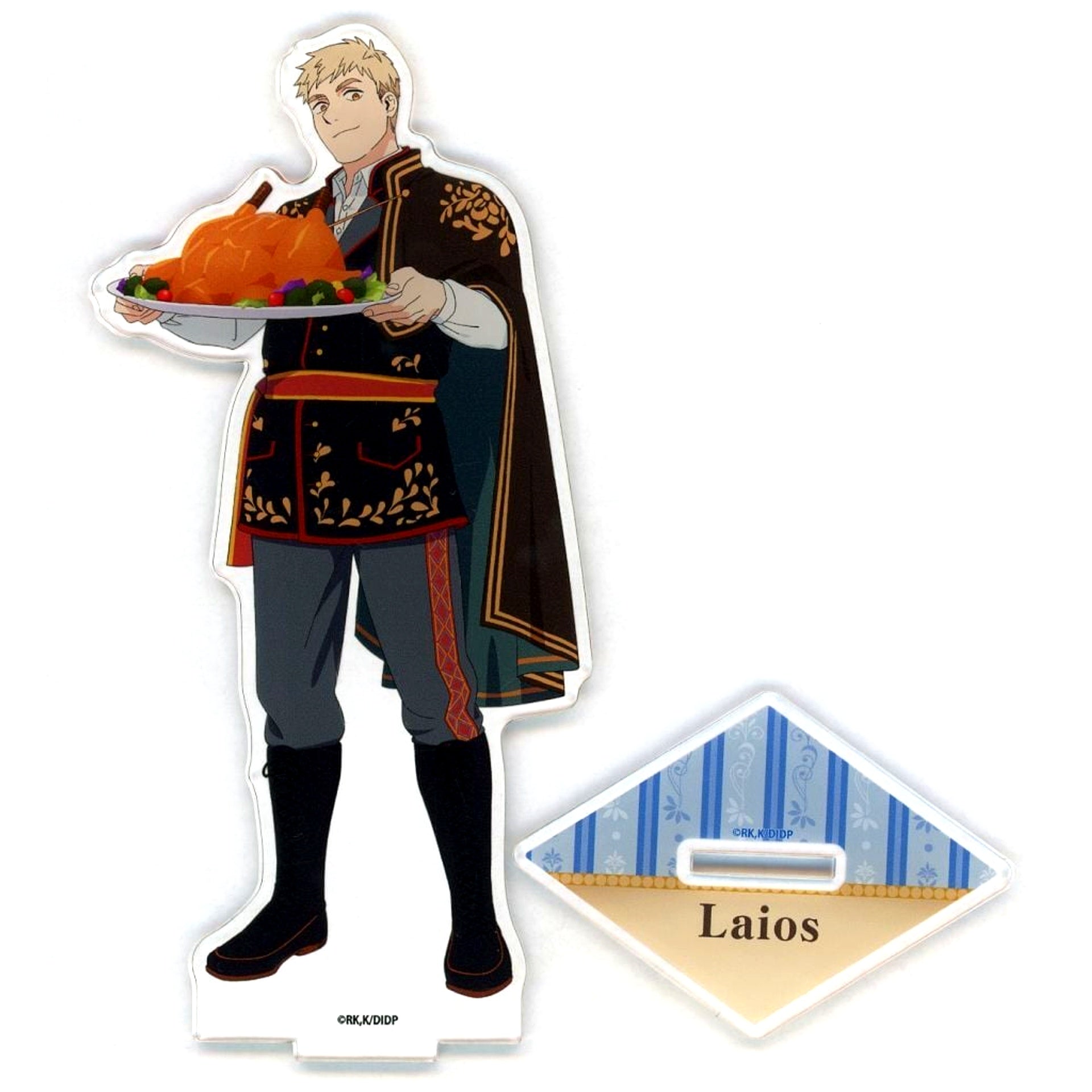 Laios Touden Illustration Delicious in Dungeon Meat and Iron Plate Adventure in Niku no Hasegawa and Teppan Bokujo Acrylic Stand [USED]