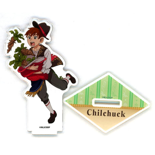 Chilchuck Tims Illustration Delicious in Dungeon Meat and Iron Plate Adventure in Niku no Hasegawa and Teppan Bokujo Acrylic Stand [USED]