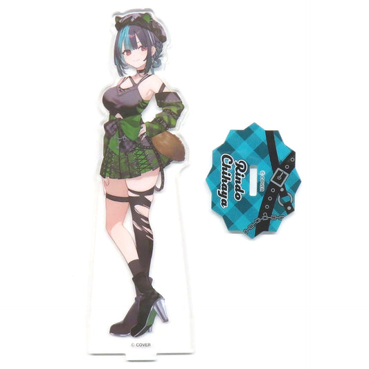 Rindo Chihaya Acrylic Stand Virtual YouTuber Holo Live FLOW GLOW x FamilyMart Campaign [USED]