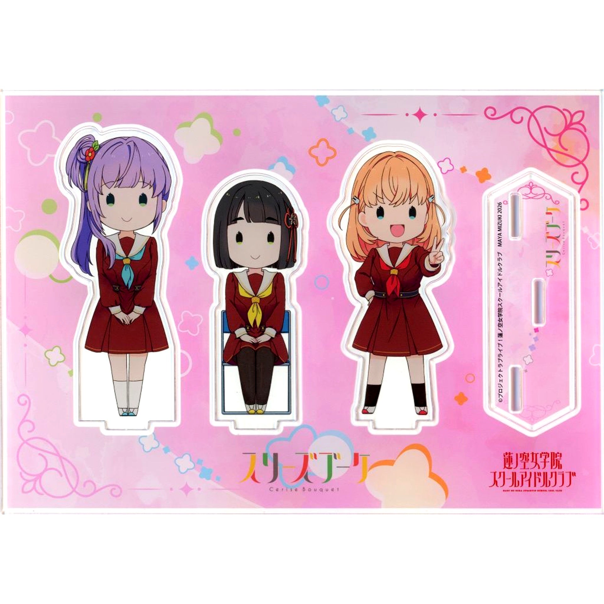 Cerise Bouquet Acrylic Stand Bundle Bonus for Comic Link! Like! Love Live! Vol.2 Gamers Limited Edition A [USED]