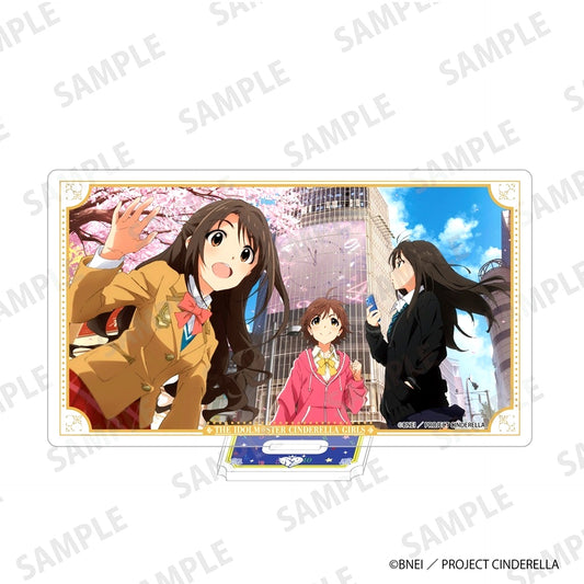 Uzuki Shimamura & Rin Shibuya & Mio Honda Acrylic Stand TV Anime The Idolmaster Cinderella Girls [USED]