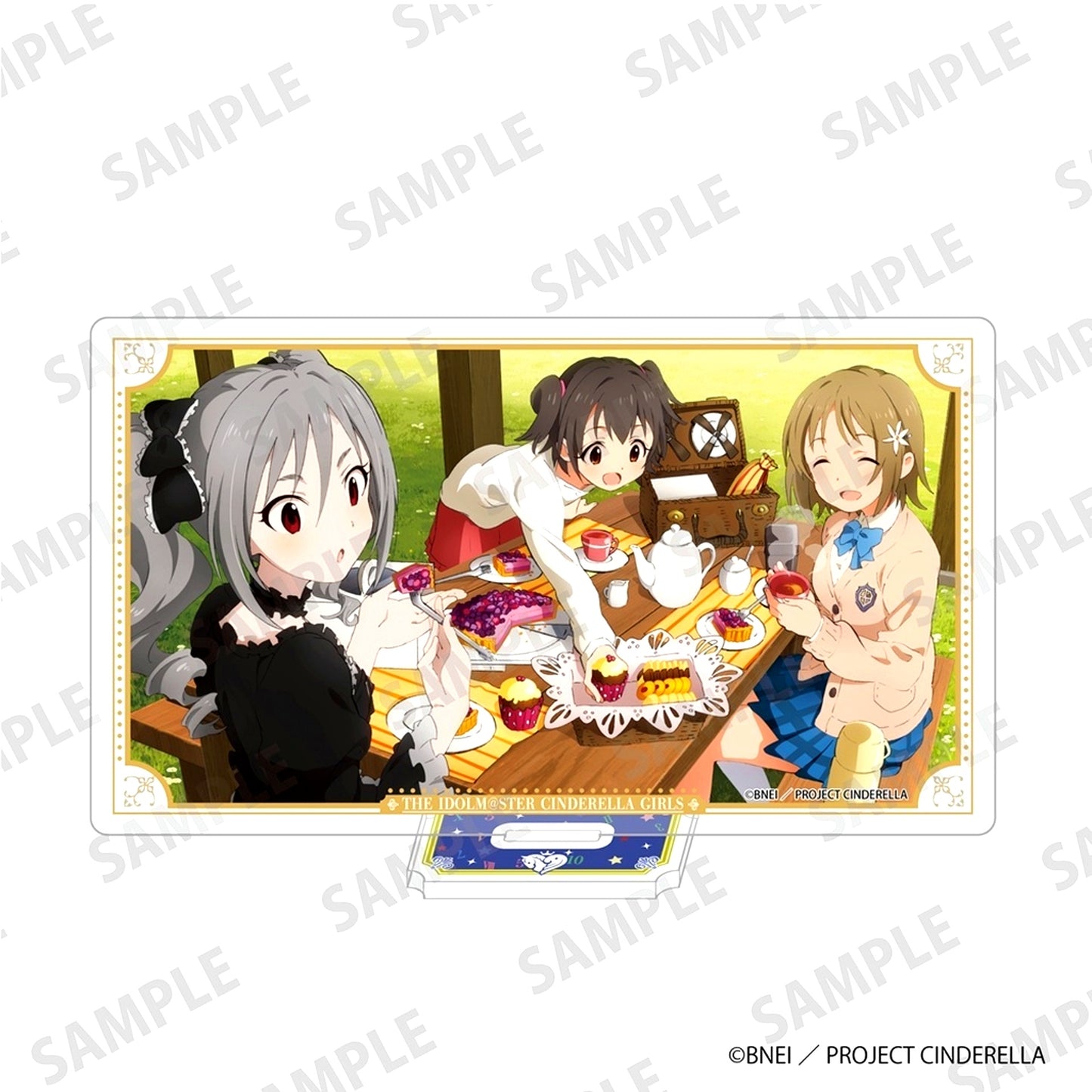 Miria Akagi & Ranko Kanzaki & Kanako Mimura Acrylic Stand TV Anime The Idolmaster Cinderella Girls [USED]
